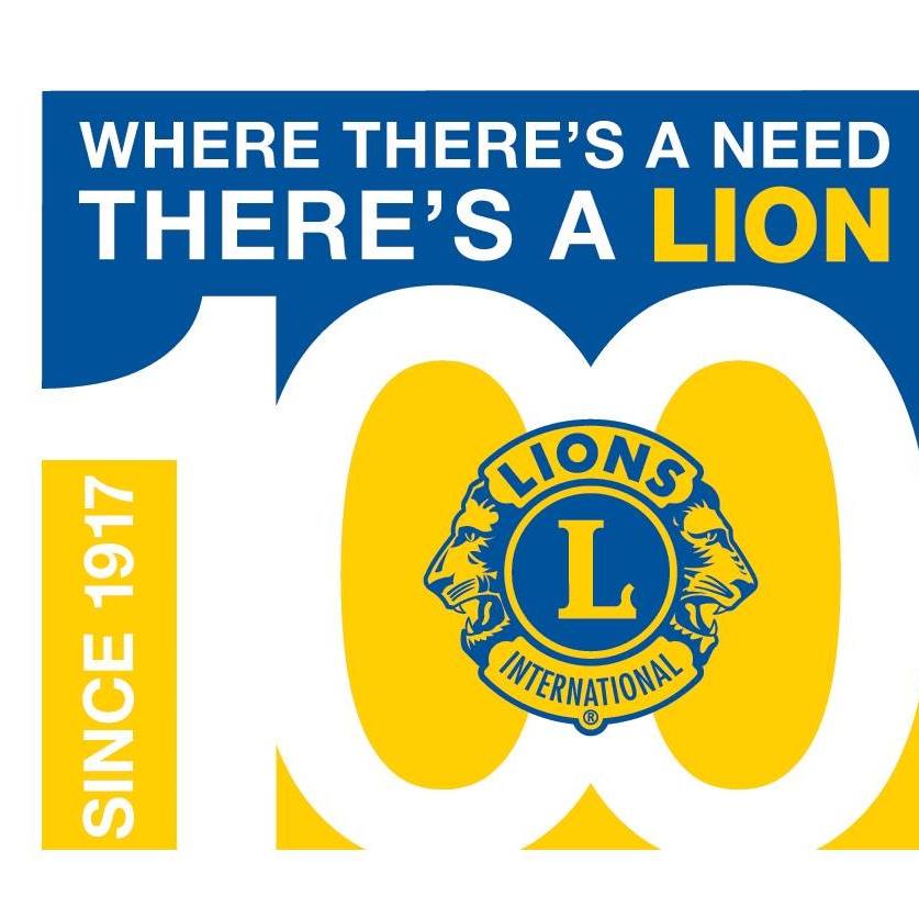 Lions Club 100 Years Banner