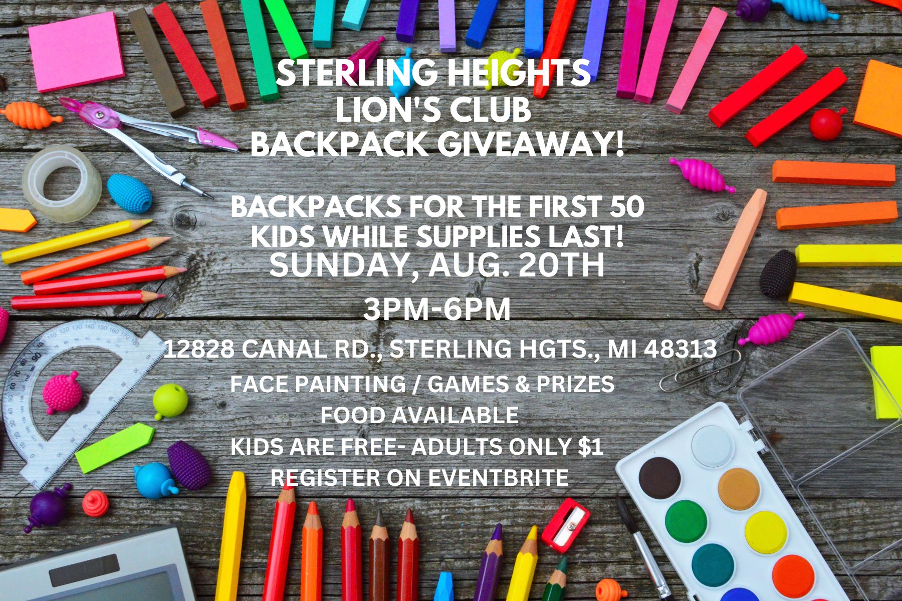 Backpack Giveaway