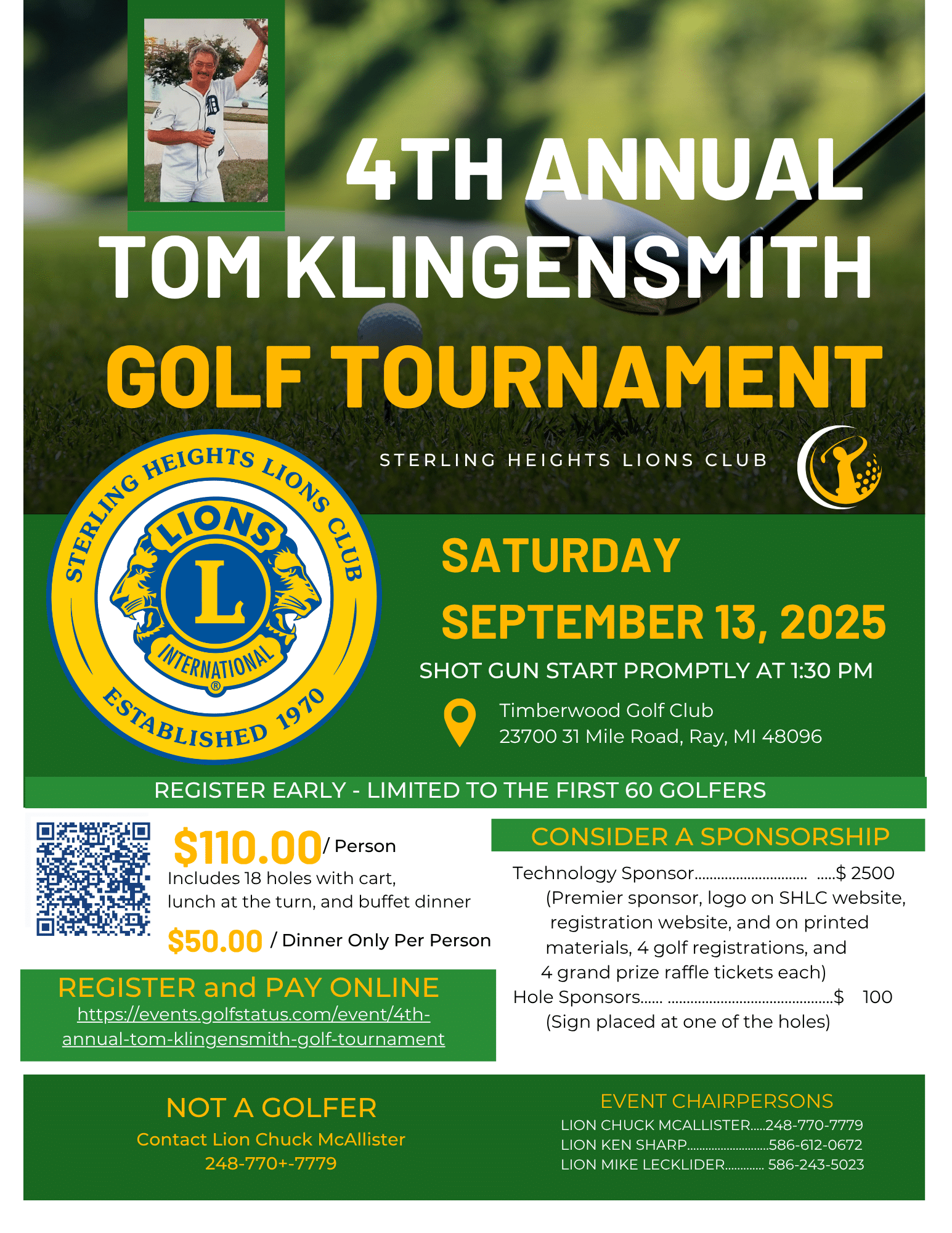 SHLC 4th Annual Golf Tournament Program (3)
